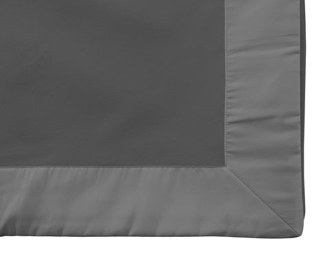 Coperta in Velluto con bordo in Raso
